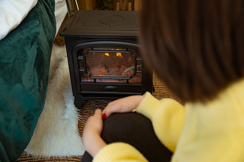 Tiendas de campaña con chimenea en Kampaoh Sierra Nevada
