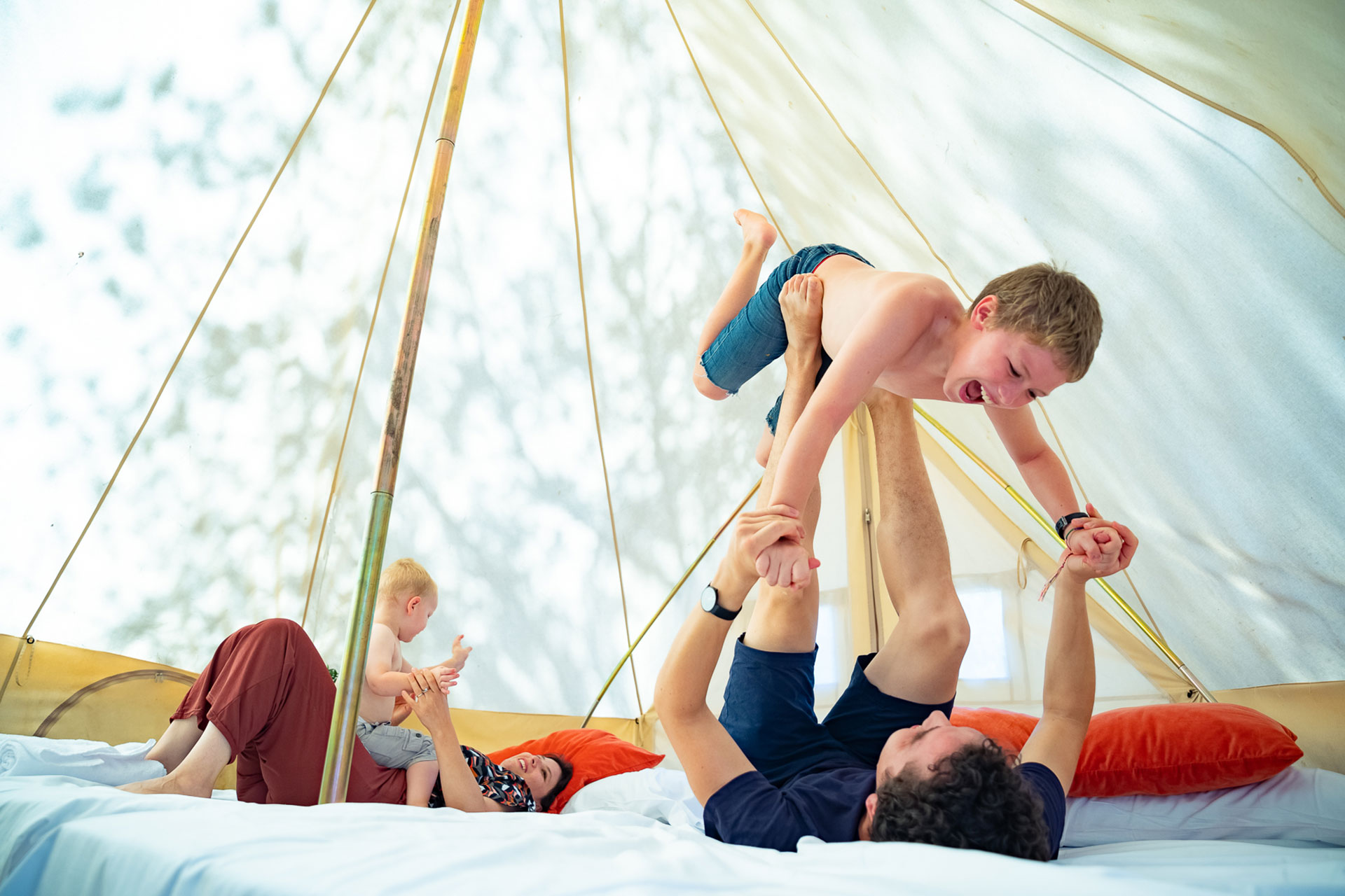 Niños en campings en Isla cristina