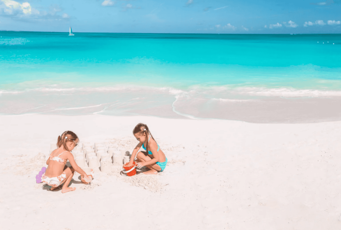 Playa Menorca niños