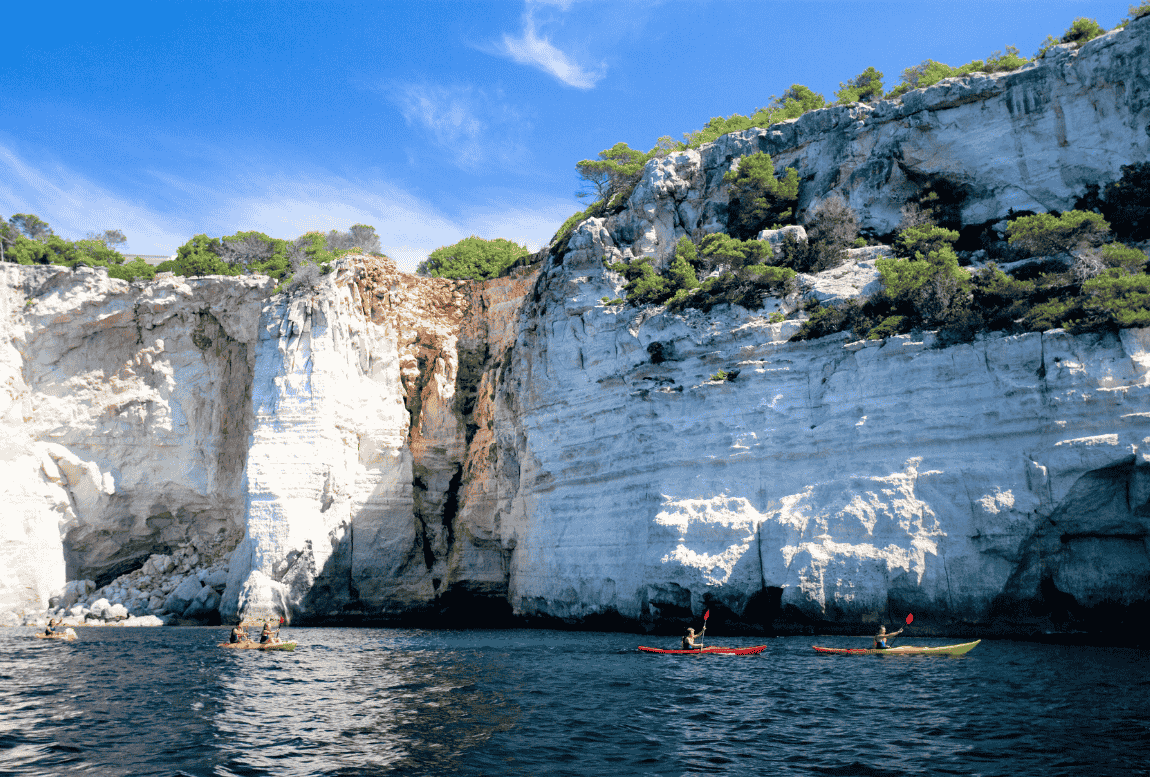 kayak menorca