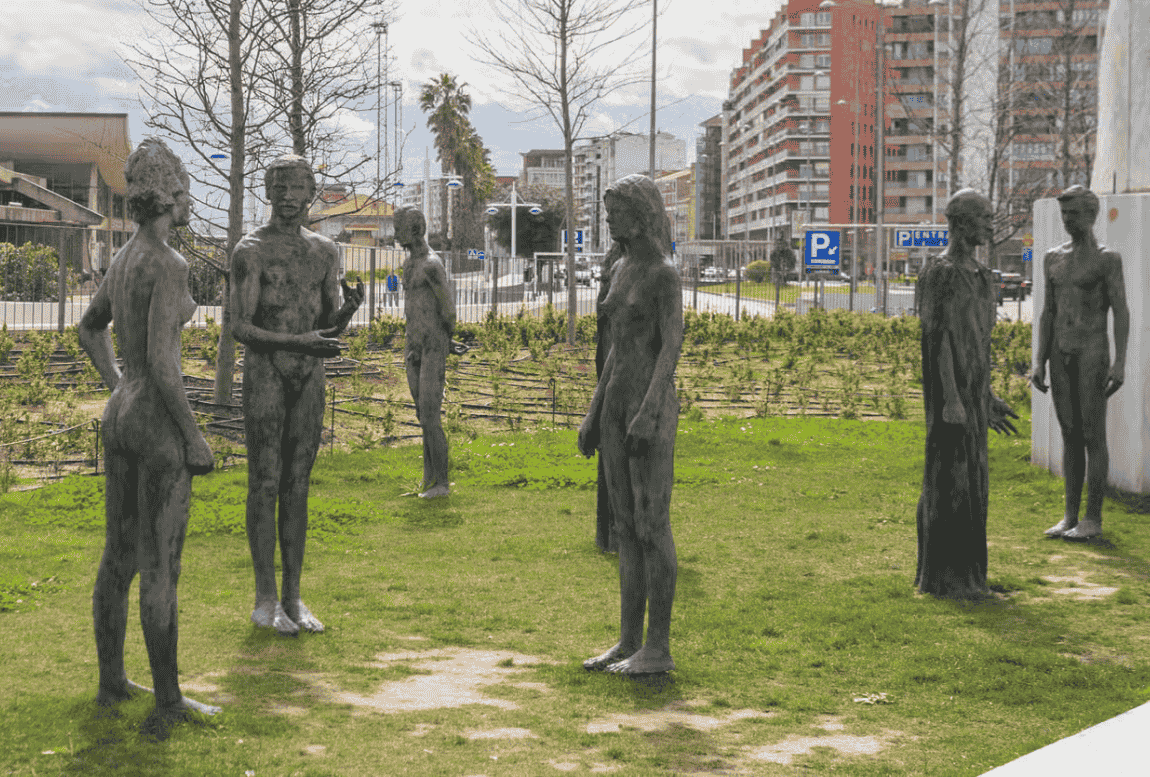 estatuas bronce incendio santander